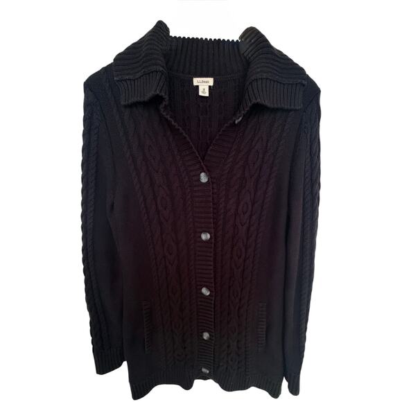 L.L.Bean Sweaters - L.L.Bean Black Sweater Cotton Women's M REG